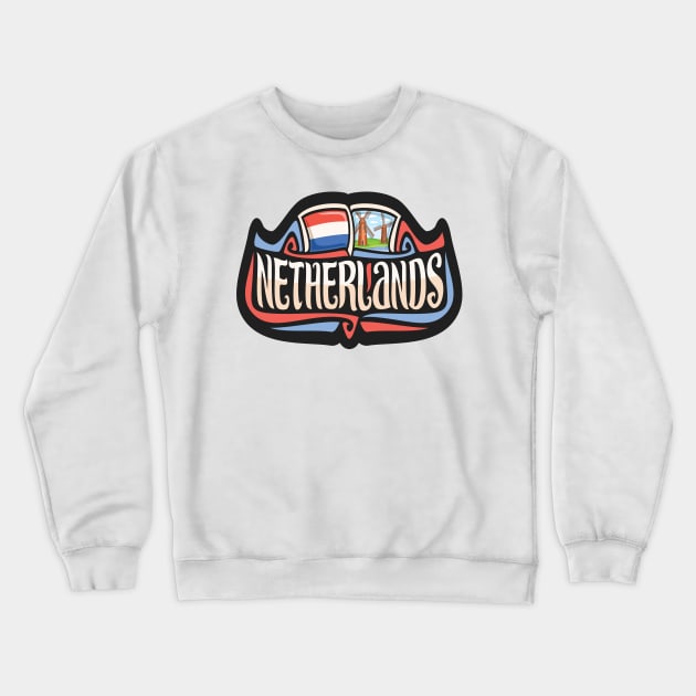 Netherlands Crewneck Sweatshirt by ProjectX23Red